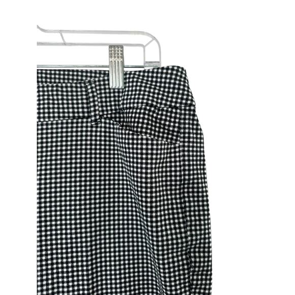 Old Navy Plus Black White Gingham Office Career Work Pixie Ankle Pants Size 16 - Picture 6 of 11